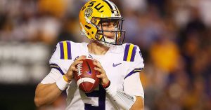 Joe Burrow Put On A Good Show For The LSU Tigers In The College Football Playoff Semifinal Game.