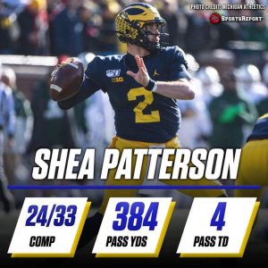 Shea Patterson Had His Best Day As A Michigan Wolverine QB.