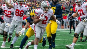JK Dobbins Was Brilliant Against The Michigan Wolverines At The Big House In Ann Arbor.