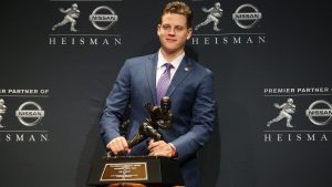 Joe Burrow Won The 2019 Heisman Trophy In New York City On Saturday Night.