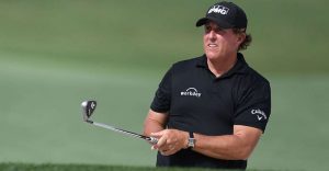50 Year Old Phil Mickelson Still Playing Very Well At The 2020 Travelers Championship In Potomac, MD.