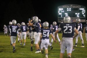 North Branch Broncos Football Team On Defense Made A Difference In This Big BWAC Conference Game On Homecoming Night.