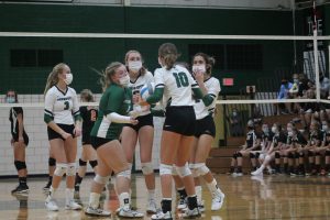 Brown City Green Devils Volleyball Team Got A Victory Against The Defending GTCE Division Champions At Home On Tuesday Night.