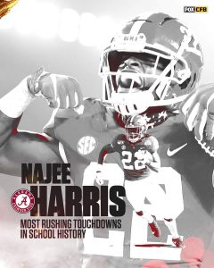 Najee Harris Was Fantastic In The SEC Conference Championship Game.