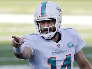 Ryan Fitzpatrick Replaced Tua Tagovailoa Very Nicely In The 4th Quarter For The Miami Dolphins In A Road Victory Over The Las Vegas Raiders.