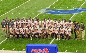 Ubly Bearcats Football Team Division 8 State Runner-Up Finish At Ford Field In Detroit.