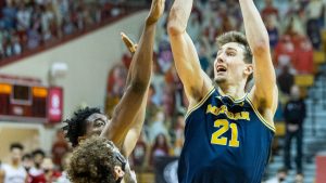Franz Wagner Is Having A Excellent Sophomore Season In The 2020-21 Michigan Wolverines Basketball Team In Ann Arbor.