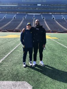 Matthew Judon Made A Nice Visit To See His Favorite NFL Coach Mike MacDonald At The Michigan Wolverines Football Team Spring Practice In Ann Arbor On Saturday.