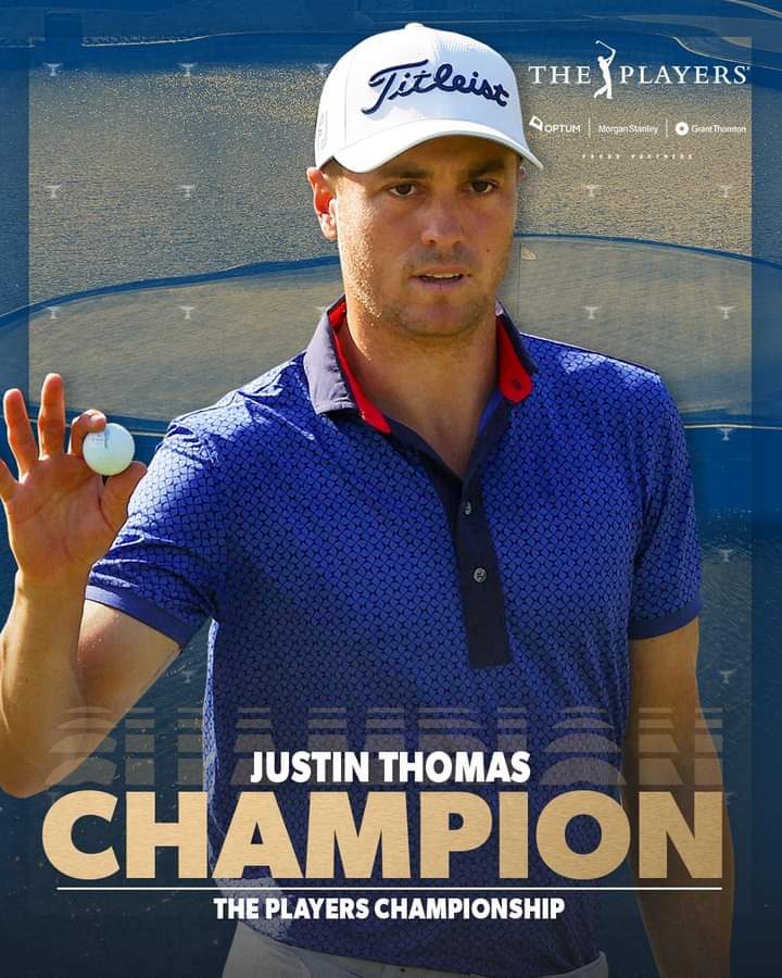 Justin Thomas 2021 Players Championship Winner At The TPC ...