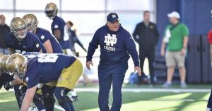 Jeff Quinn Is One Of The Best Offensive Line Coaches In The Nation For The Notre Dame Fighting Irish Football Team In South Bend, Indiana.
