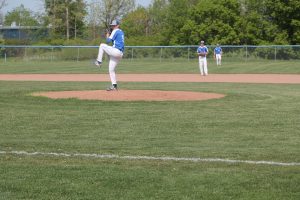 Tyler Johnson Guide The Cros-Lex Pioneers Baseball Team To Another Win In BWAC Conference Action In North Branch HS.