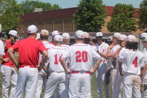 2021 Frankenmuth Eagles Baseball Team Won The Share Of The TVC8 Division & Division 2 District Championship Title.
