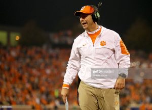 Dabo Swinney Is One Of The 3 Best College Football Head Coaches In The Nation Right Now In Death Valley, South Carolina.