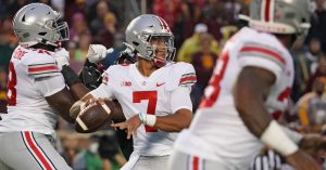 CJ Stroud Remarkable 2021 Campaign For The Ohio State Buckeyes Football Team At QB.