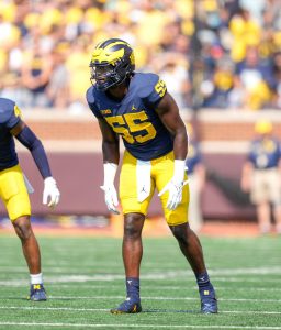 David Ojabo Is Becoming A Good DE/LB For The 2021 Michigan Wolverines Football Team.