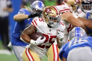 Elijah Mitchell Doing Very Well At RB For The 2021 San Francisco 49ers Football Team………