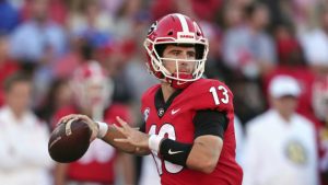 Stetson Bennett IV Is Doing Good At QB For The Georgia Bulldogs Football Team In Athens.