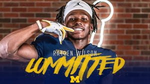 Raylen Wilson Verbally Committed To The Michigan Wolverines Football Team In The 2023 Class……..