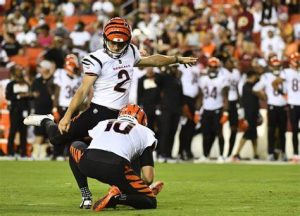Evan McPherson GW FG When Time Expired For The Cincinnati Bengals In The AFC Conference Divisional Playoff Game On The Road……..