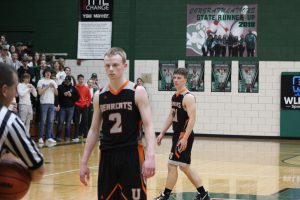 Kyle Sweeney Guide The Ubly Bearcats Boys Basketball Team To A Road Victory On Friday Night…….