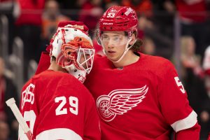 Thomas Greiss Remarkable Performance For The Detroit Red Wings Hockey Team At Goalie……..