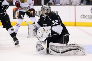 Jonathan Quick & The Los Angeles Kings Got A Victory Over The Chicago Blackhawks At The Staples Center In Los Angeles.