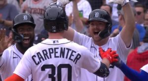 Kerry Carpenter slugs clutch grand slam, but Detroit Tigers lose, 6-4, to  Chicago Cubs