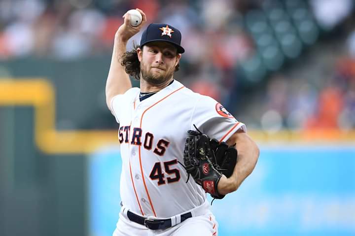 Gerrit Cole Carried The Houston Astros Baseball Team To A Road Victory ...