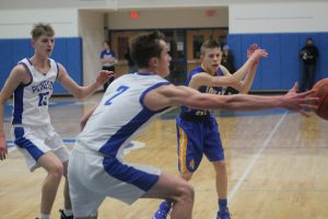Hunter Soper & Tyler Johnson Lead The Way For The Cros-Lex Pioneers Boys Basketball Team To A Victory Over The Imlay City Spartans On Friday Night At Cros-Lex HS.