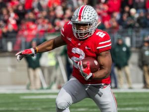 JK Dobbins Will Help Out The Baltimore Ravens Football Team At RB For Head Coach John Harbaugh In The Future.