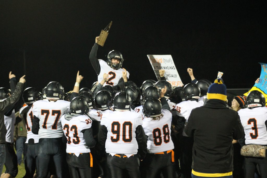 Casey Sweeney Had A Good Season For The 2019 Ubly Bearcats Football