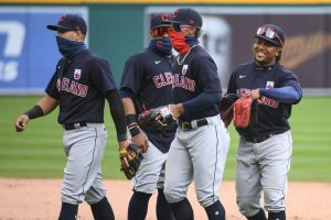 Cleveland Indians Beat The Detroit Tigers 20 Straight Games In A Row On Sunday At Comerica Park In Detroit.