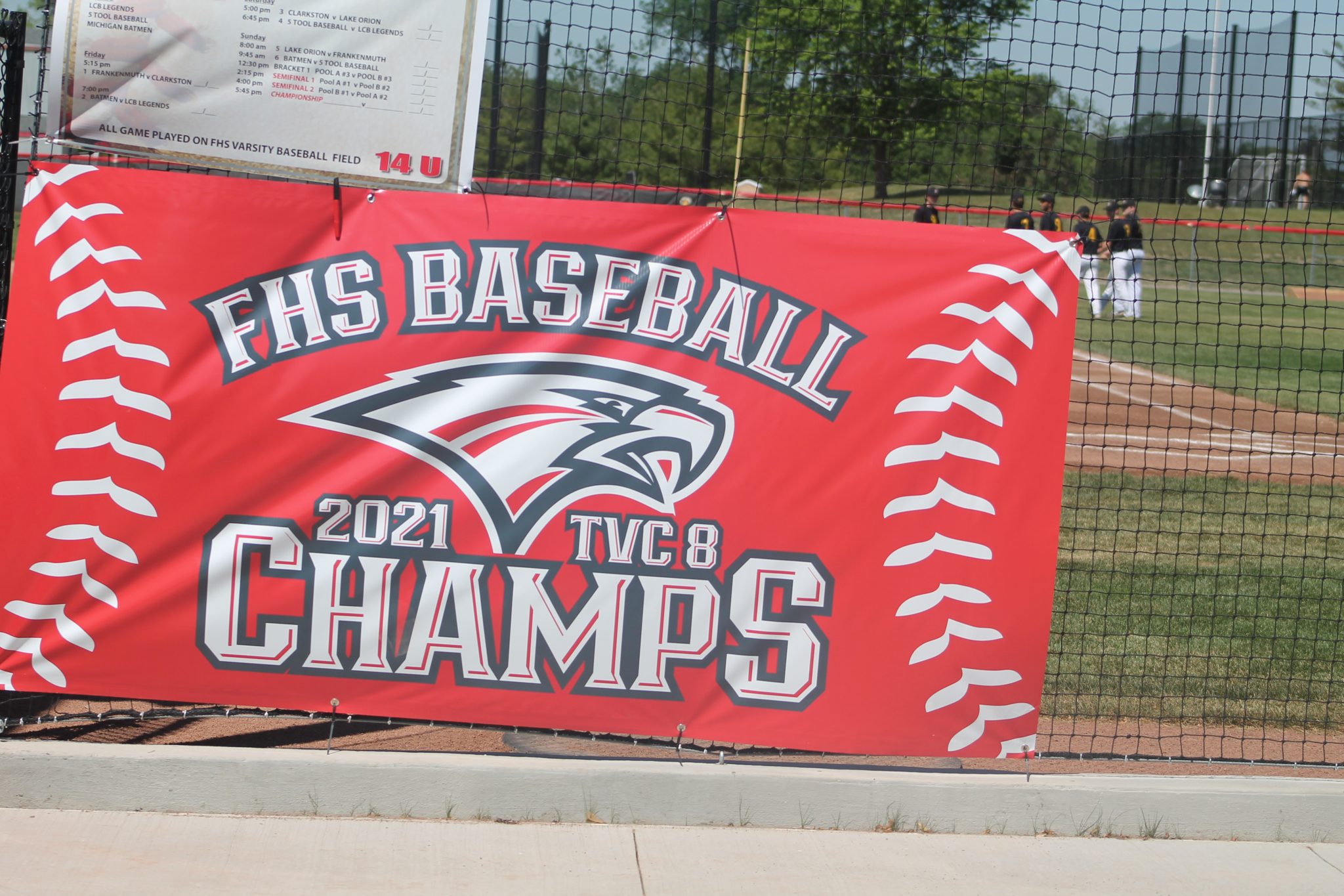 2021 Frankenmuth Eagles Baseball Team Won The Share Of The TVC8