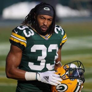 Aaron Jones Guide The Green Bay Packers To A Monday Night Football Win At Lambeau Field In Green Bay.