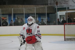 Lauren Eager Solid Performance At Goalie For The Legion Hockey Team On Saturday At Colleen Howe Arena In Sandusky.