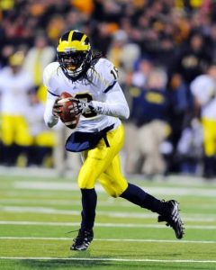 Denard “Shoelace” Robinson Back Home With The Michigan Wolverines Football Team.