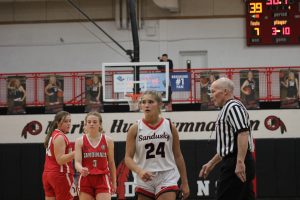 Maddie Long Led The Sandusky Redskins Girls Basketball Team To A District Title On Friday Night.