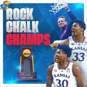 Kansas Jayhawks Basketball Team 2022 National Champions……