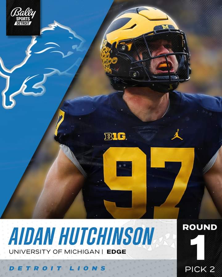 Aidan Hutchinson To The Detroit Lions. – Miller Sports Time