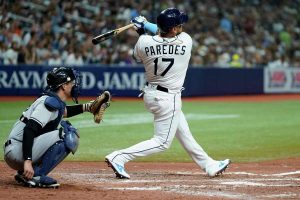 Isaac Paredes Lead The Way For The Tampa Bay Rays Over The New York Yankees 5-4 At Tropicana Field In St. Petersburg, FL…..