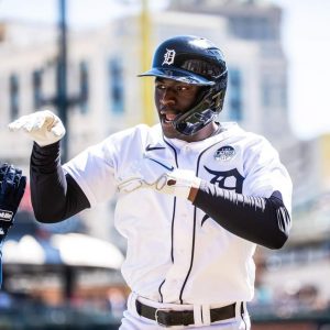 Daz Cameron The Hero Against The Minnesota Twins At Comerica Park In Detroit…….