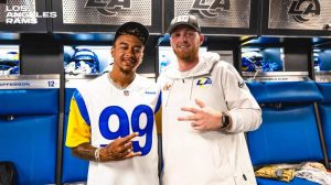 Jesse Lingard Came To Support The Super Bowl LVI Champions…..