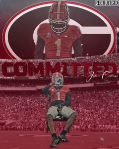 Jabree Coleman Verbally Committed To The Georgia Bulldogs 🏈 Team In Athens.