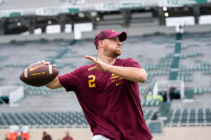 Tanner Morgan Is A Good QB For The Minnesota Golden Gophers Football Team In The B1G Conference…..