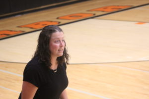 Stephanie Gorney Does A Good Job As Head Coach For The Harbor Beach Pirates Volleyball Team…..