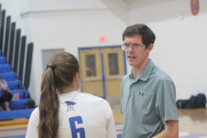 Ryan Wilson Does A Good Job As Varsity Volleyball Head Coach For The Cros-Lex Pioneers…….