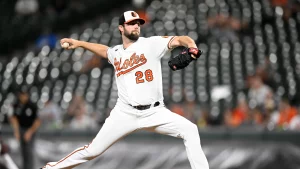 Jordan Lyles Solid Outing Against The Detroit Tigers At Camden Yards In Baltimore……