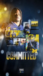 Breeon Ishmail Verbal Commit To The Michigan Wolverines Football Team In The Class Of 2023….