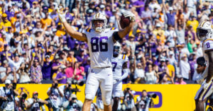 Mason Taylor Becoming A Good TE For The LSU Tigers Football Team On Offense In Baton Rouge……