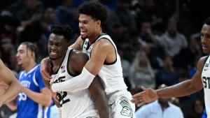 Michigan State Spartans Gets A 2OT Win Over The Kentucky Wildcats In The 2022 State Farm Classic Basketball Game In Indianapolis……
